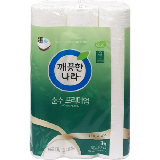 [바로바로팜] 깨끗한나라 순수프리미엄 30m*30롤
