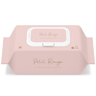 쁘띠루쥬 70평량 프리미엄 엠보싱 초순수 아기 물티슈 캡형, 72매 10팩