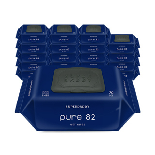 슈퍼대디 퓨어82 아기물티슈 캡형 70매 20입 (82gsm) 