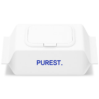 퓨어스트 플레인 초순수 플레인 아기물티슈 캡형 10팩 100매