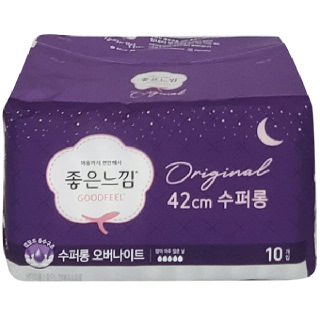 유한킴벌리 좋은느낌 수퍼롱 오버나이트(42cm)