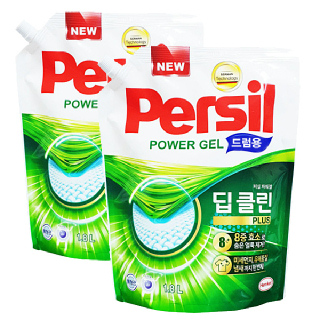 퍼실 파워젤 드럼 일반 겸용 리필 1.5L x 2개