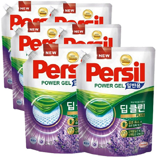 퍼실 파워젤 라벤더 일반용 리필 2.1L X 6개