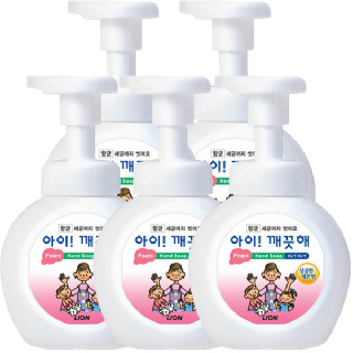 아이깨끗해 핸드워시 레몬 250ml 용기 X 5개