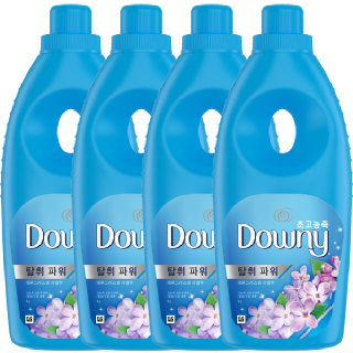 다우니 레몬그라스와 달콤한 라일락향 블루 1L X 4개