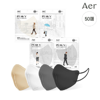[아에르] KF94 피크V 라이트 마스크(50매입)