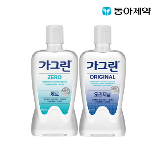 [동아제약] 가그린 오리지널/제로 820ml *3개 + (증정)가그린 제로블라스트 100ml*2개