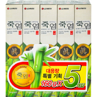 엘지 죽염 오리지날 진 알파치약(160g x 5)