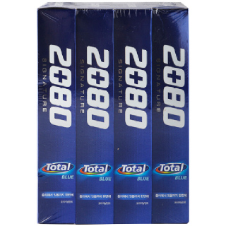 ★2개★ 애경 덴탈크리닉 2080 시그니처 토탈블루 120g*4입