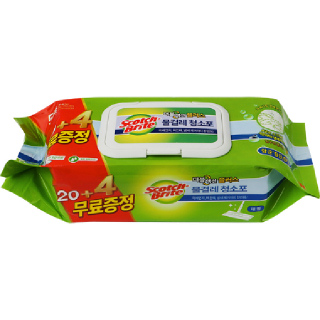 한국쓰리엠 스카치 브라이트 물걸레 청소포(대형)24매