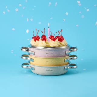 [Edelkochen] 에델코첸 도티드 착착 냄비세트 16cm