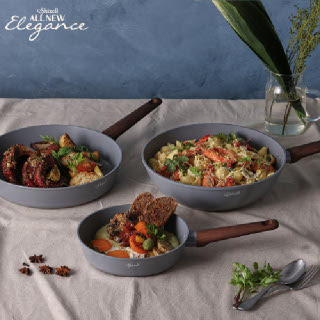 [쉬젤] 올뉴엘레강스 IH 프라이팬 3종B세트 (프라이팬20/28cm/궁중팬28cm)