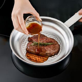 [Lemade] 르메이드 4세대 오일키퍼 무연마제 통5중 스텐 316 스테인리스 스텐팬 24cm