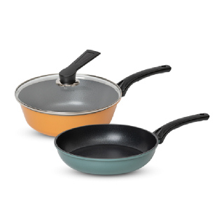 바프라이프 IH 데일리 프라이팬28+궁중팬28cm+유리뚜껑(색상선택)