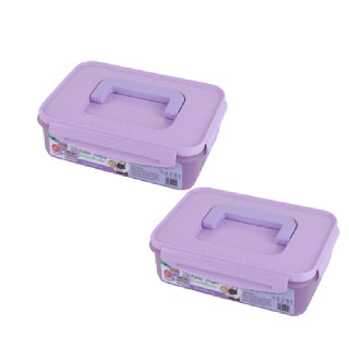 데비마이어 김치통 세트 1호(라벤더퍼플 1.5리터 2개)