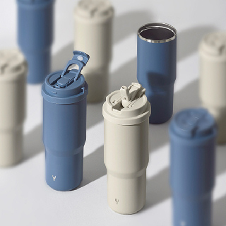 [스테이24]대용량 쓰리웨이텀블러750ml 보온보냉 빨대