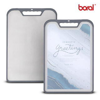 보랄 더 키친 스테인리스 스틸 316 양면도마 BR-CB316