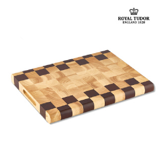 [로얄튜더] 헤리티지 엔드그레인 도마(40x30x3.5cm) 체스