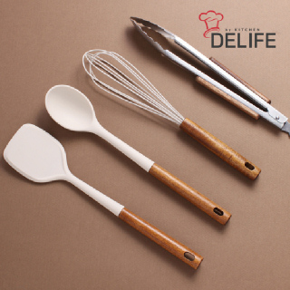 [디라이프] 실리콘 키친툴세트 (4PCS) (아이보리)DLA-CW4S