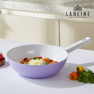 라헨느 더 퀸 포토프 퍼플 세라믹 IH WOK 28cm