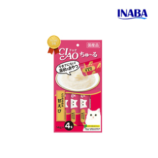 이나바 챠오츄르 (sc-142) 닭가슴살&새우 56g 1개 (14g 4개입) /고양이인기간식