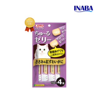 이나바 챠오스틱 (TSC-124) 닭가슴살+게살 60g 1개 (15g 4개입)