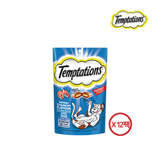 [마즈] 템테이션 고양이 간식 담백한 연어맛 75g 12팩