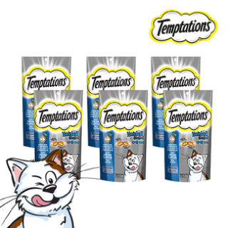 [마즈] 템테이션 고양이 간식 헤어볼 컨트롤 60g 6팩