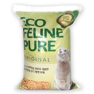 에코펠라인 퓨어 우드펠렛 고양이모래 오리지널 9.08kg