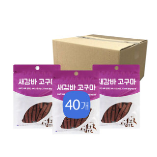 새감바버거 강아지간식 고구마 100G 40개 /룬련간식/박스판매