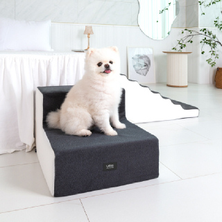 [레토] 강아지 계단 논슬립 2단 스텝 LDS-T02