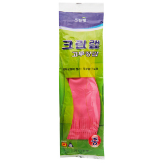 크린랩 고무장갑(중)