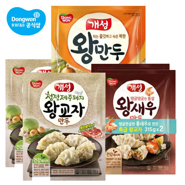 		농협몰 동원 개성왕교자494gx4봉+왕새우만두315gx2봉+왕교자304g
