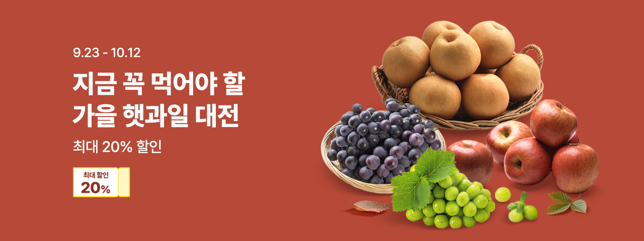 (NEW) 가을 햇과일 대전