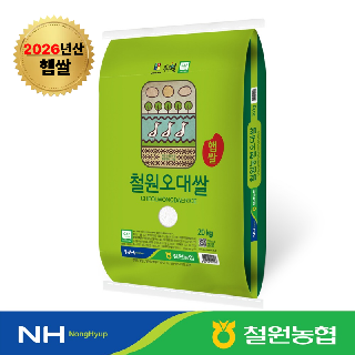 [철원농협] 철원오대쌀20kg(2026년산)