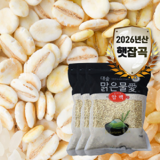 [대숲맑은물애] 26년산 납작보리 압맥 3kg