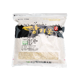 [완주 고산농협][단품] 친환경 땅기운 늘보리쌀 1kg(2026년산,국내산)