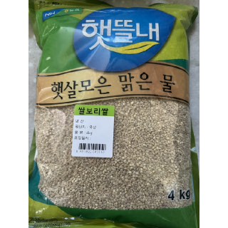 [남보은농협] 햇뜰내 쌀보리쌀 4kg (2026년산)