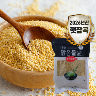 [대숲맑은물애] 26년산 노란빛깔 기운찬 찰기장쌀 1kg