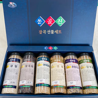 예천농협 잡곡 선물세트 8호-가(찹쌀,찰흑미,현미,찰보리,현미찹쌀,혼합)