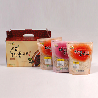 함양농협 우리농산물세트 美(미), 영양10곡 + 현미 + 찹쌀 각 800g