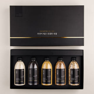 전북 착한농부 잡곡실속세트 3종(귀리 400g,찰흑미 440g,찰기장 440g,혼합곡 450g)
