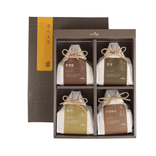 전북 착한농부 잡곡 4종세트(찰보리쌀,현미,찹쌀,혼합8곡 각 500g)