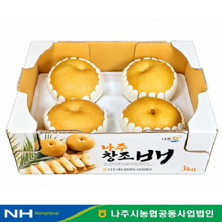 [나주시농협공동사업법인]나주 거점APC 고당도 신품종 나주 창조배 3kg('26년산)