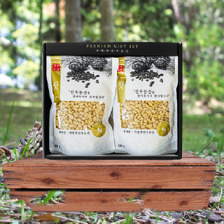 [산지직송] 가평 햇 잣 선물세트 600g(황잣/백잣)