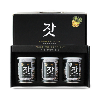 [산지직송] 가평 햇 잣 선물세트 3캔(백잣2개+황잣1개)