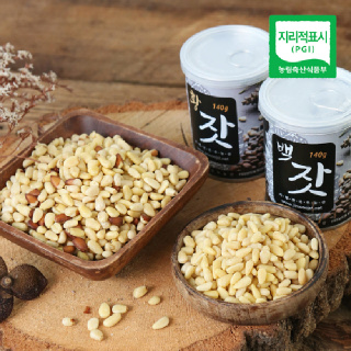 [산지직송] 가평 햇 잣 (황잣/백잣) 캔 140g