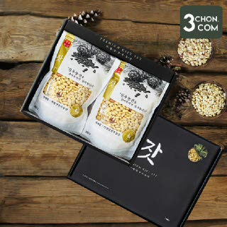 [삼촌밥먹자] 경기도 가평에서 보내드리는 명품 햇 잣 선물세트(황잣/백잣) 600g