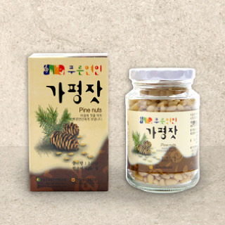 가평군농협 유기농 가평잣 실속 2호 / 140g+선물포장지 포장
