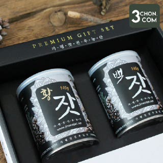 [삼촌밥먹자] 경기도 가평에서 보내드리는 명품 햇 잣 선물세트(백잣1개+황잣1개)